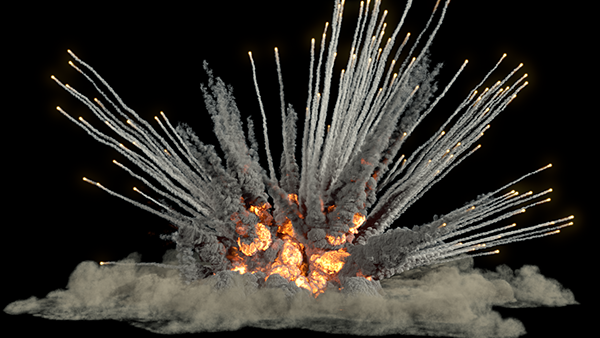 Big trotyl explosions