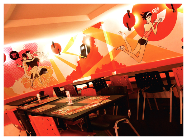 restuarante Sushi Food  ambiente colateral gastronomia Ambientação jpop pop Japão