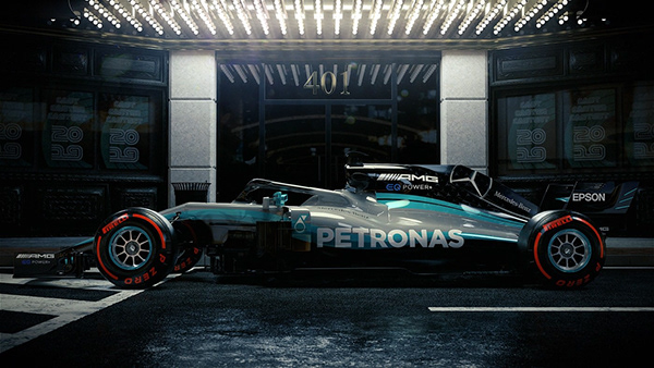 The Mercedes AMG F1 W09 EQ Power+