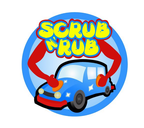 Scrub N' Rub logo poster