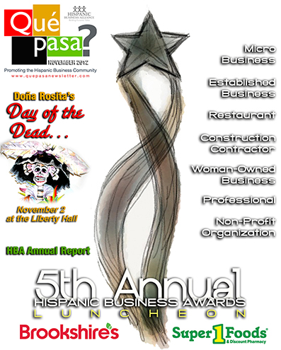 Que Pasa? Hispanic Business Alliance Tyler Area Chamber of commerce cover magazine