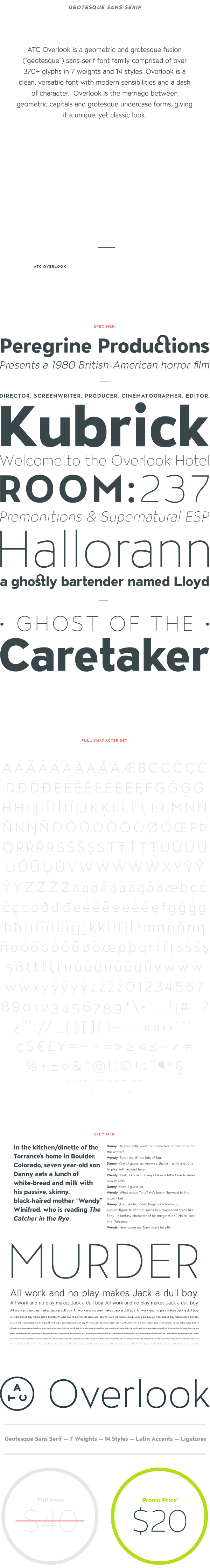 type font alex sheyn avondale type co atc chicago Typeface family sans-serif Overlook foundry grotesque geotesque geometric