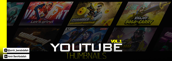 Valorant YouTube Thumbnails (+PSD)