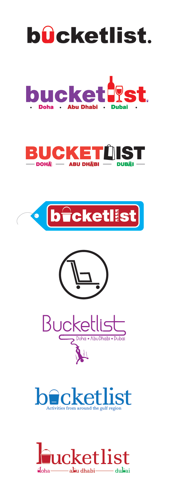 logo logo concept design bucket list Illustrator collaborate sky dive Drawing  brand Cintiq