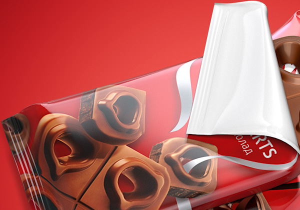 nestle chocolate CG Render Packshot 3D Maya vray