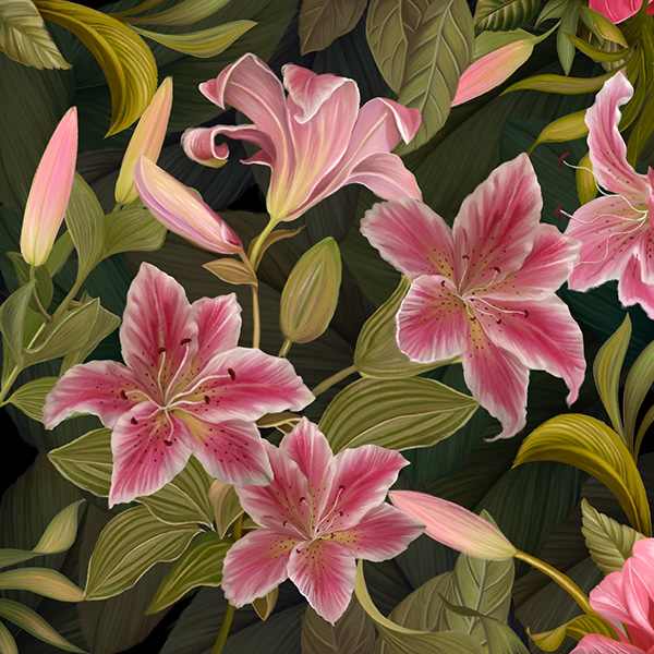 Floral Pattern | Surface Design | Wallpaper Design