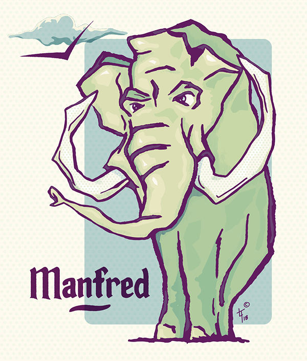 Manfred - mammoth cartoon on Behance