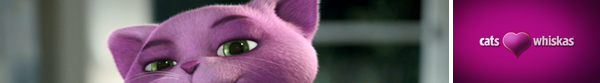 3D Cat Character design James Holt purple TBWA whiskas whybin vfx flame Purple Cat cat food compositing