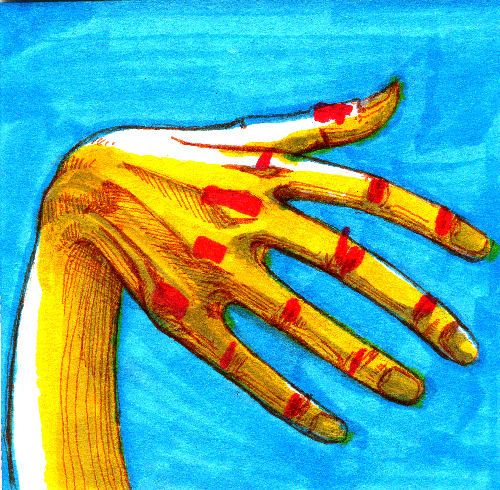 hands drawings lineart hand signaling