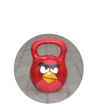 angry sport red bird animal gif Heavy weight eyes cartoon game Character
