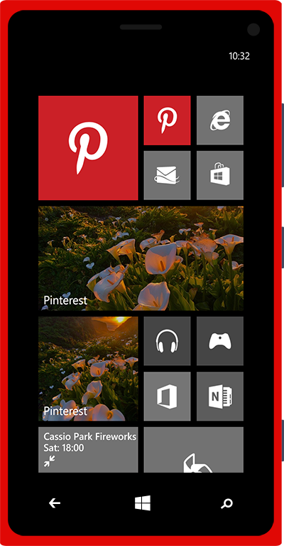  app windows phone metro UI user interface minimal app