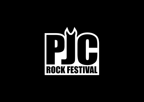 Web  print  invitation  party rock design Hard Rock logo black Logo Design