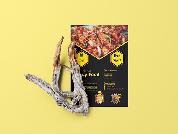 Food Flyer Design For Restaurant