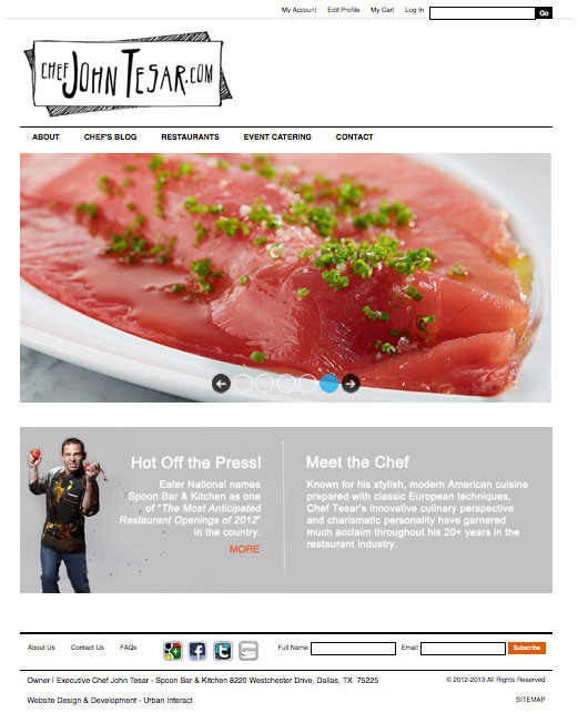 Chef John Tesar celebrity chef Culinary Restaurant Branding Food Marketing