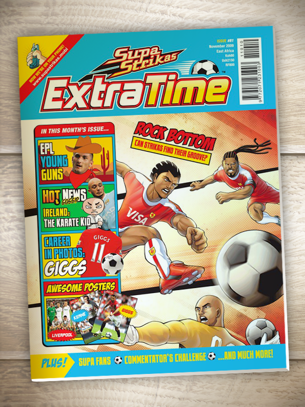 supa strikas Comic Book tv animation football soccer team sport kids