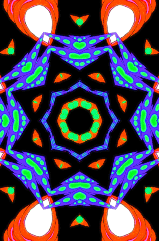 art psychedelic gif loop Miron visionary trippy