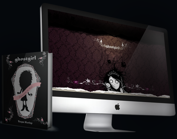 Ghost Girl  madfizher  art direction  design  webdesign ghostgirl Tonya Hurley child girl ghost book