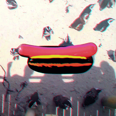 Adobe Portfolio horrogfriday hotdog gif