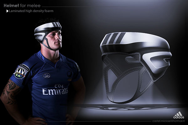 Adidas Rugby helmet on Behance