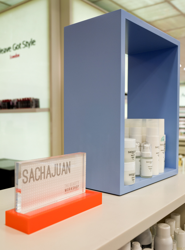 UXUS Selfridges beauty workshop oxford street Retail design retail interior cosmetics display design