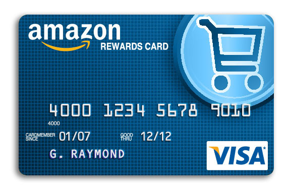 Visa Amazon online shopping rewards program credit card card design packaging design Financial Services credit online marketing conceptual concept creative digital rendering photoshop