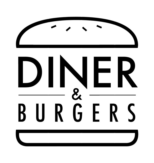 Burgers restaurant Food  Signage logo hamburger Cheese diner sign burger