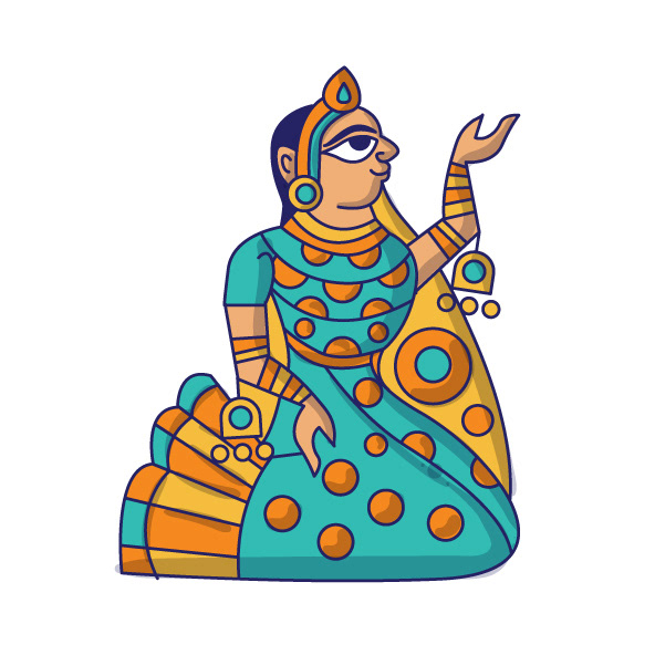 Artpreneur Program atma studios Indian folk art Indian Folk Art 365 Indian Folk Illustrations indian illustrator Jaipur Rajasthan SCD Balaji