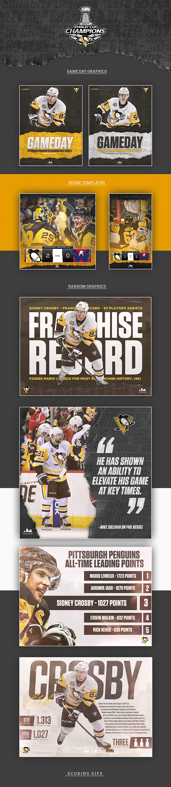 Penguins Stanley Cup Playoff Graphics