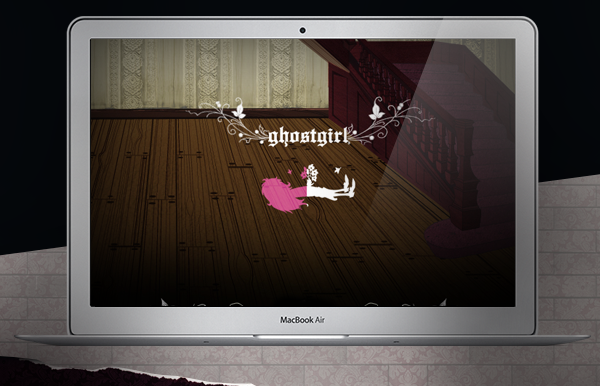 Ghost Girl  madfizher  art direction  design  webdesign ghostgirl Tonya Hurley child girl ghost book