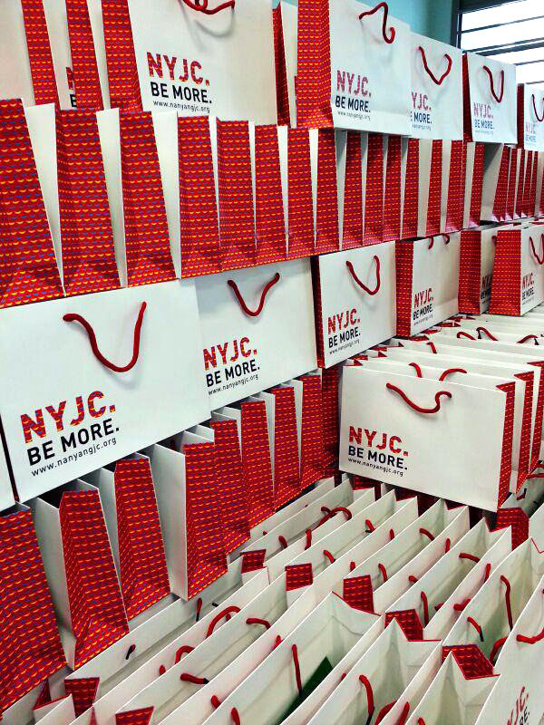 campaign open house nyjc postcards banners paperbag Event collaterals print posters