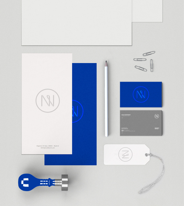 logo design identity symbol mark graphic brand pantone Magnetic blue strong monogram lettering fresh Jewellery