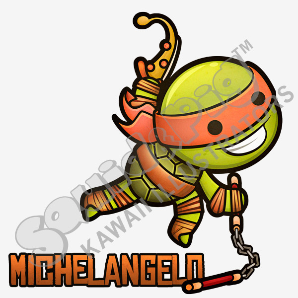 TMNT  KMNT Kawaii Mutant Ninja Turtle kawaii  ninja  turtle  leonardo  raphael Donatello Michelangelo cute chibi cartoon