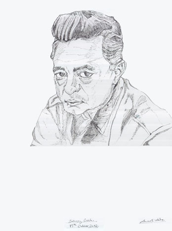 ink drawing portrait johnny cash musician artist Man In Black Highwayman country celebrities hatching Album Celebrity fine art freehand albums albums albums