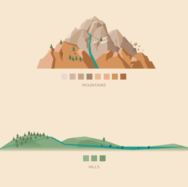 datajournalism Italy mountains info infographic graphic Data graph landslide flood map maps Icon icons territory