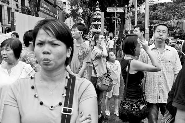 Candids street photography orchard road singapore