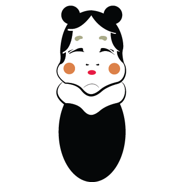 art Art Design design Graohic gif animation  japan mask anime sticker