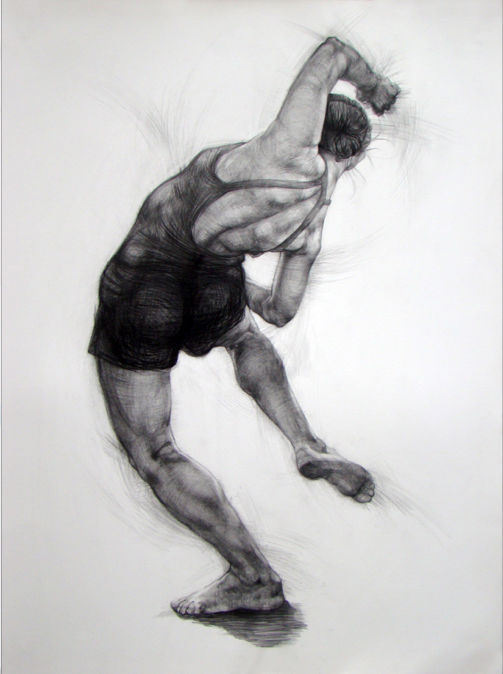 DANCE   Pencil drawing movement contemporary dance