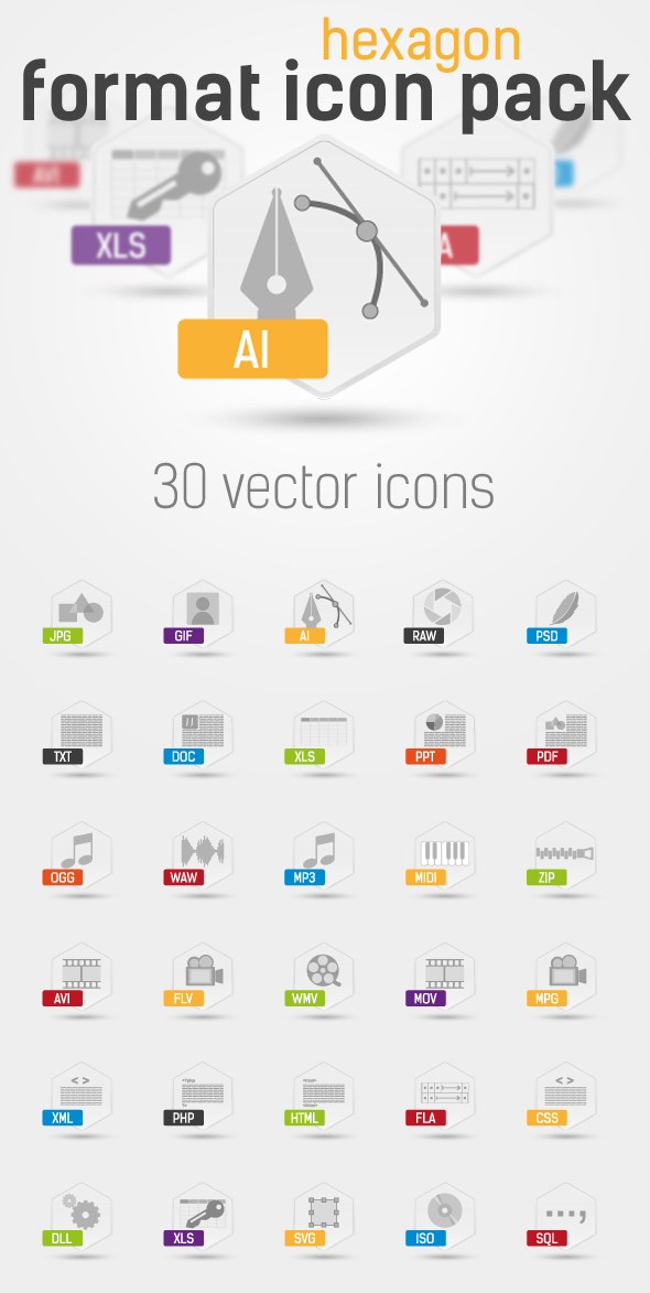 clean Documents file format hexagen Icon icons minimalist series simple type