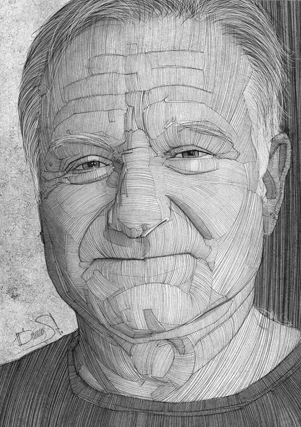 Robin Williams illustration