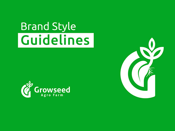 Logo design, Agro farm logo, Brand guidelines