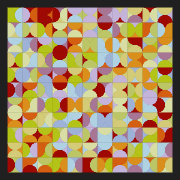 circular patterns color palettes