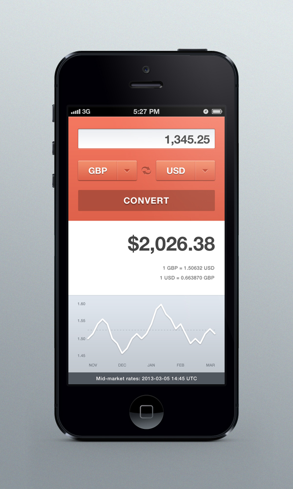 UI user interface  app  iphone  currency Converter