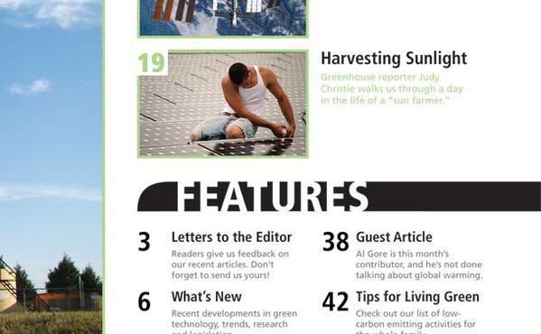 greenhouse Green House green magazine environmental Layout system design solar power rockwell frutiger boise state School assignment BSU eli meuler elijah mueler elicit mueller