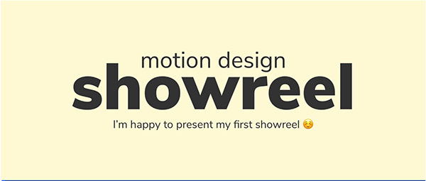 Motion Design Showreel