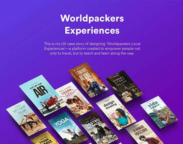 Worldpackers Experiences Brand and App Design – UX & UI