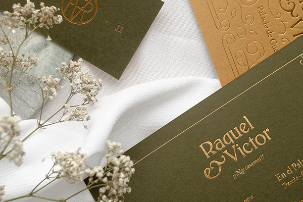 Raquel & Victor Wedding invitation
