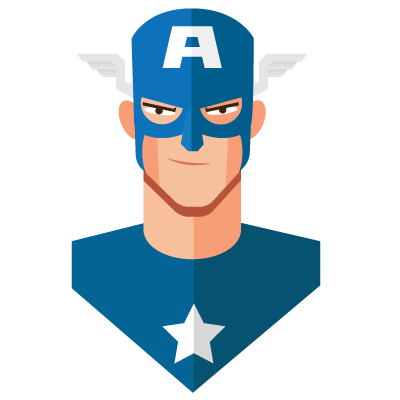 superheroes superman marvel avatars avatar wonderwoman flat flatdesign dccomics heroes vector Illustrator