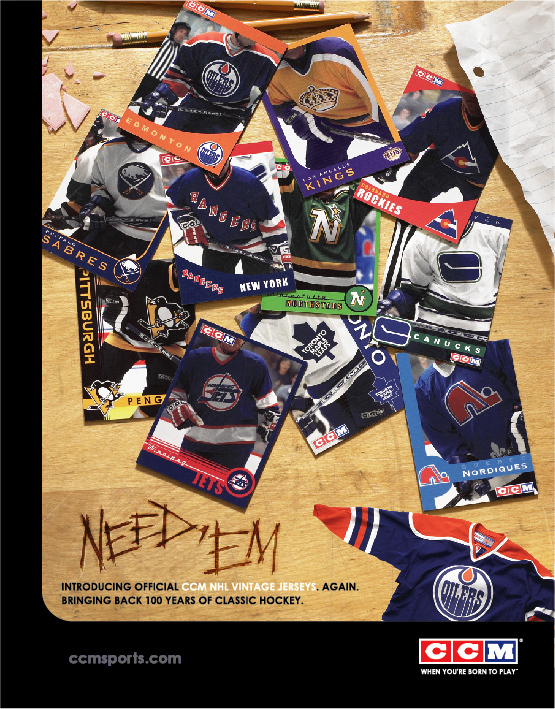 hockey CCM sports print magazine RBK
