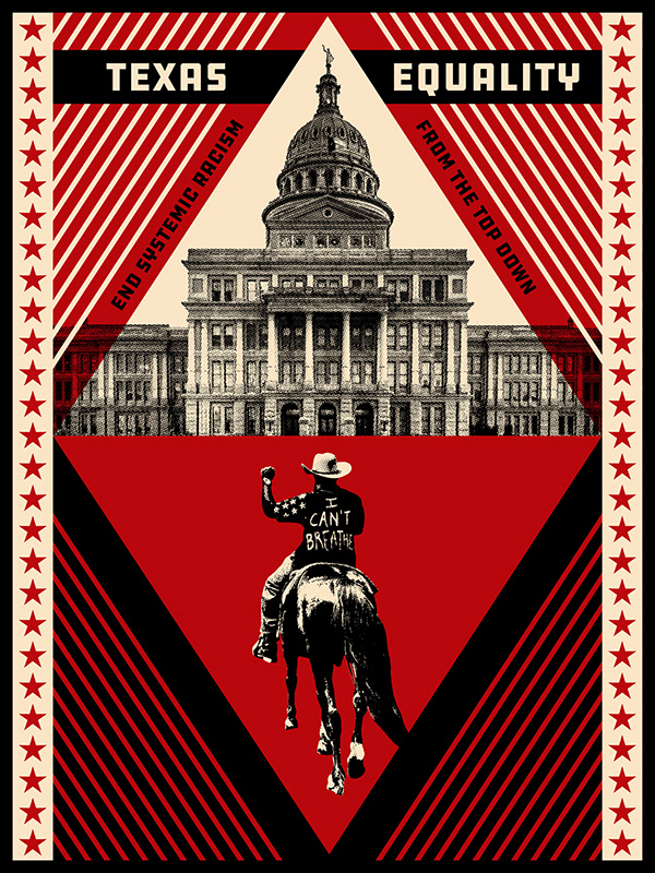 Texas Equality - Protest Poster