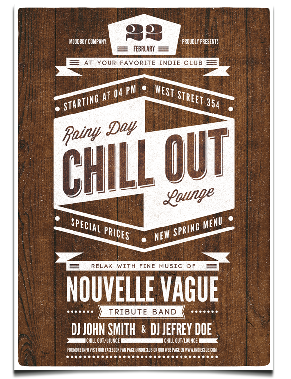 template graphicriver poster flyer psd hi-res download party gig Event Retro vintage trendy